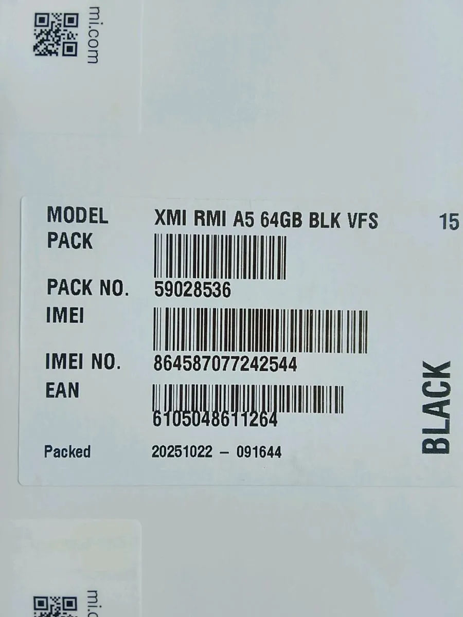 Unlocked Redmi A5 Smartphone For sale - Image 2