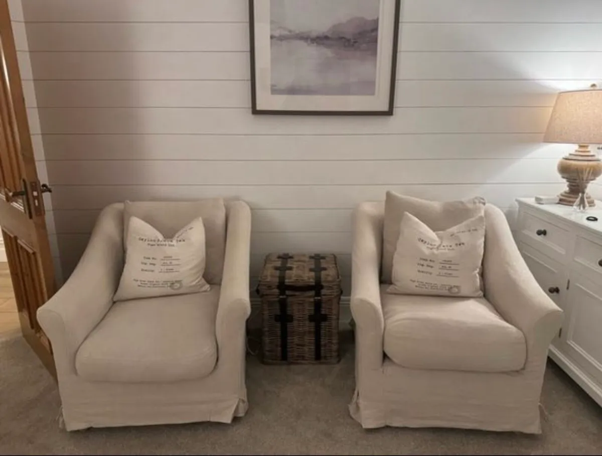 Neptune Long-island armchairs x 2 - Image 1