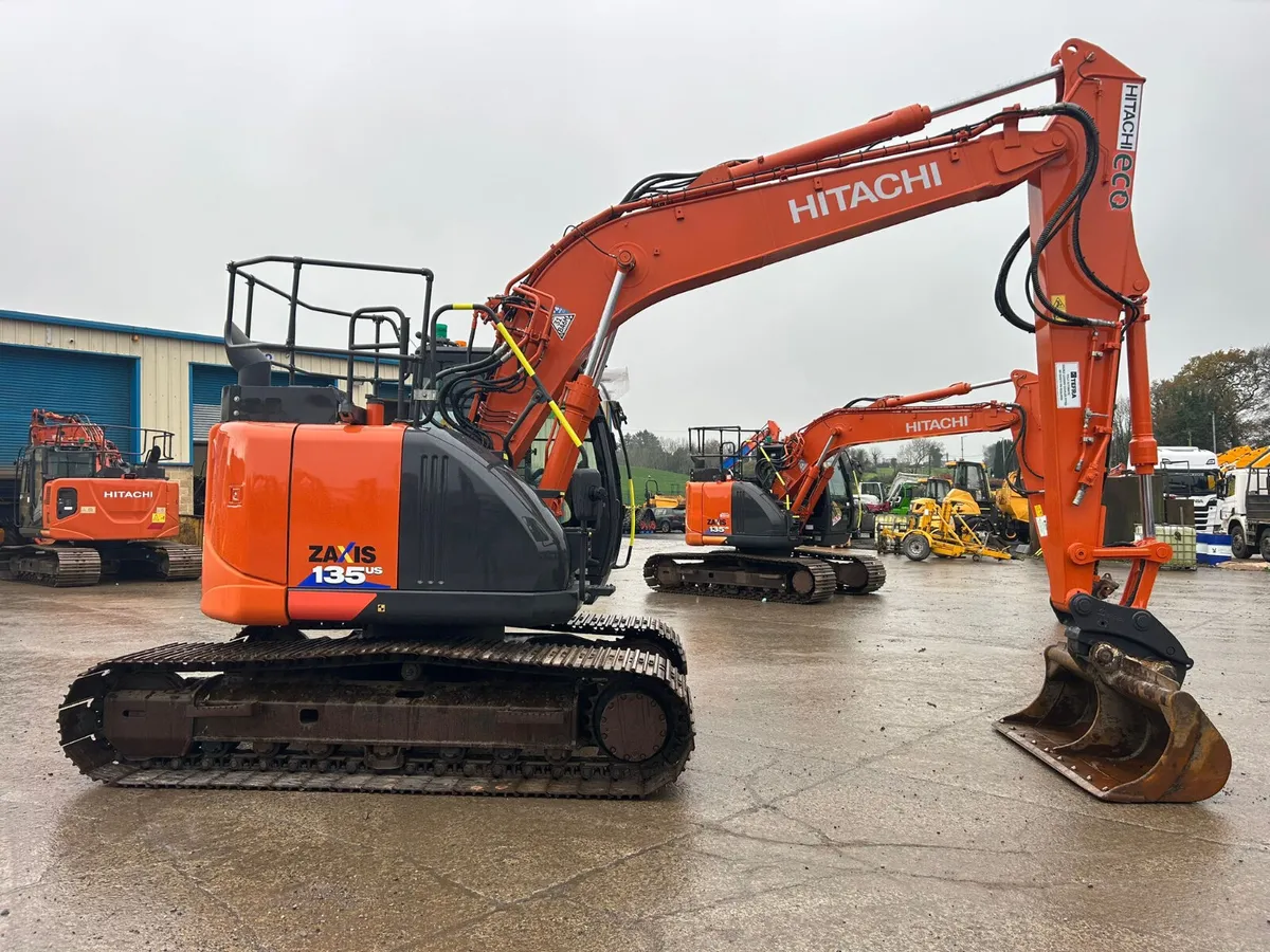 2021 Hitachi ZX135US-6 3500Hrs - MULLANS - Image 3