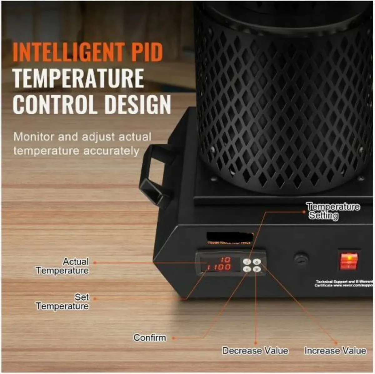 Gold Melting Furnace, 1350W, 1150°C Max - Image 3