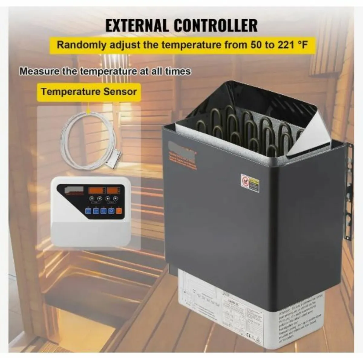 9KW Electric Dry Sauna Heater Stove - Image 4