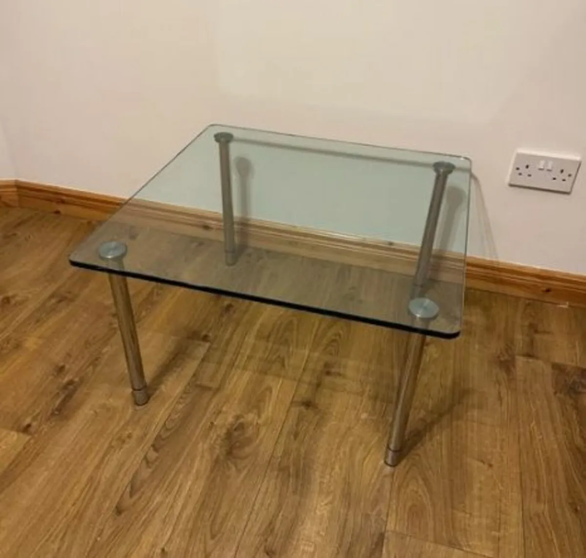 Square Glass Coffee Table - Image 3