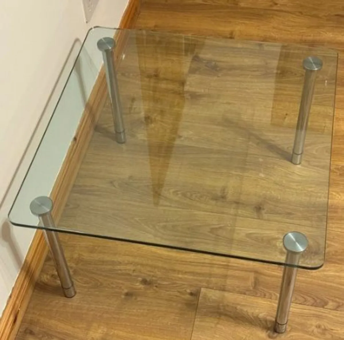 Square Glass Coffee Table - Image 4