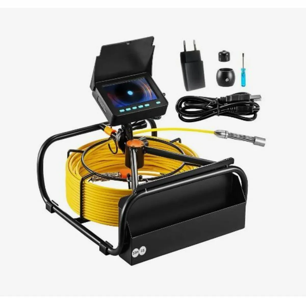 Sewer Camera, 98 ft/30 m, 4.3-inch - Image 1