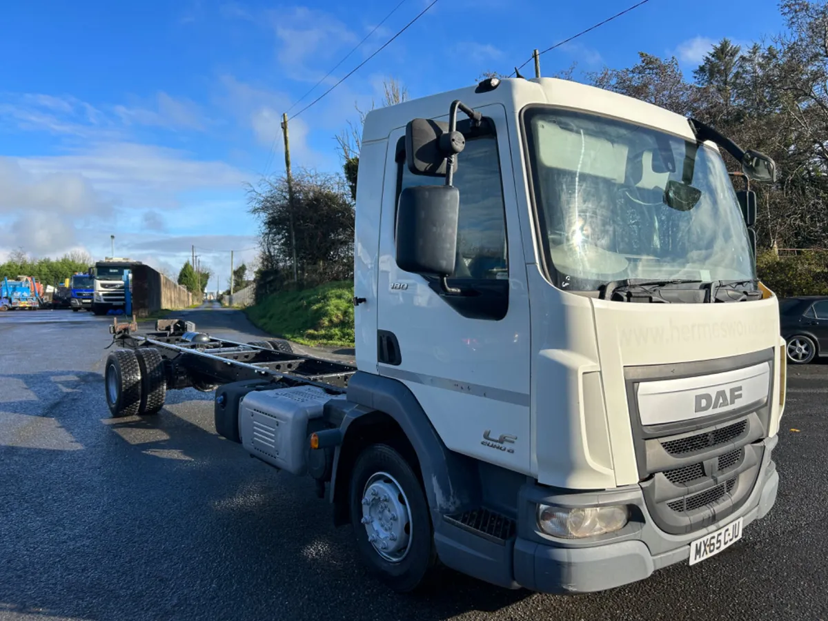 2015 daf Lf 180 12 ton on air chassis cab - Image 3