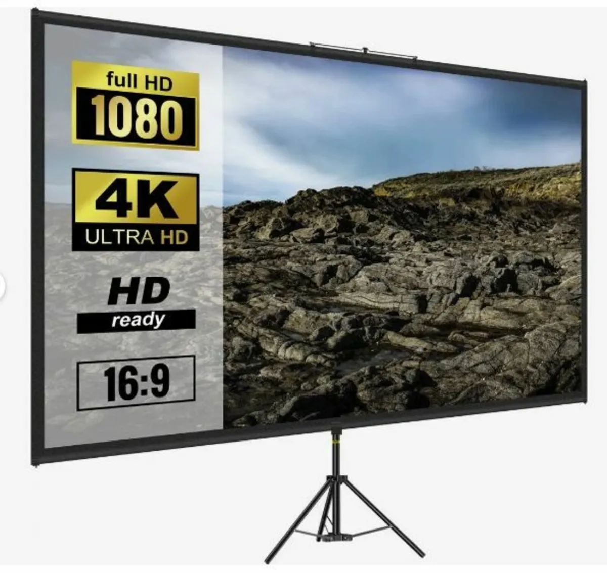 Tripod Projector Screen with Stand 100inch - Image 1