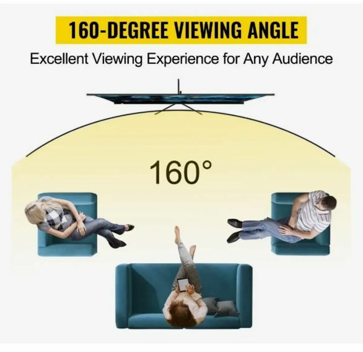 Tripod Projector Screen with Stand 100inch - Image 4