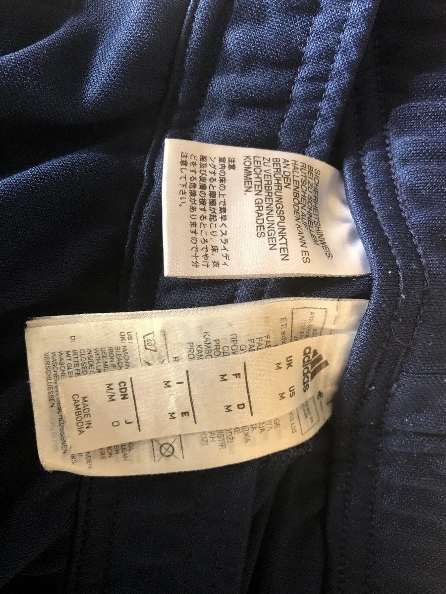 Adidas track suit bottoms - Image 3