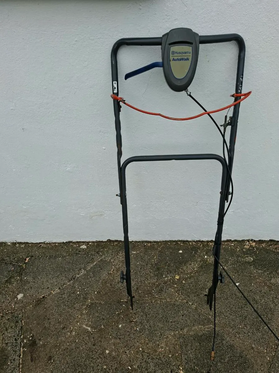 husqvarna  lawnmower handlebars - Image 1