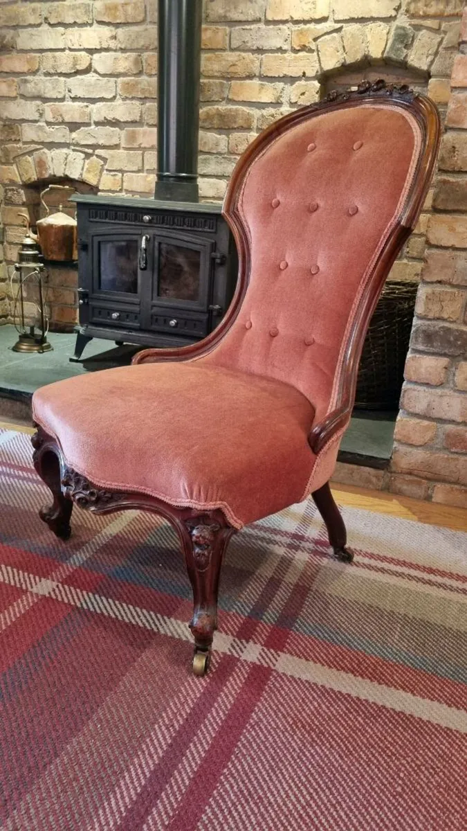 Antique Chairs, matching pair - Image 2