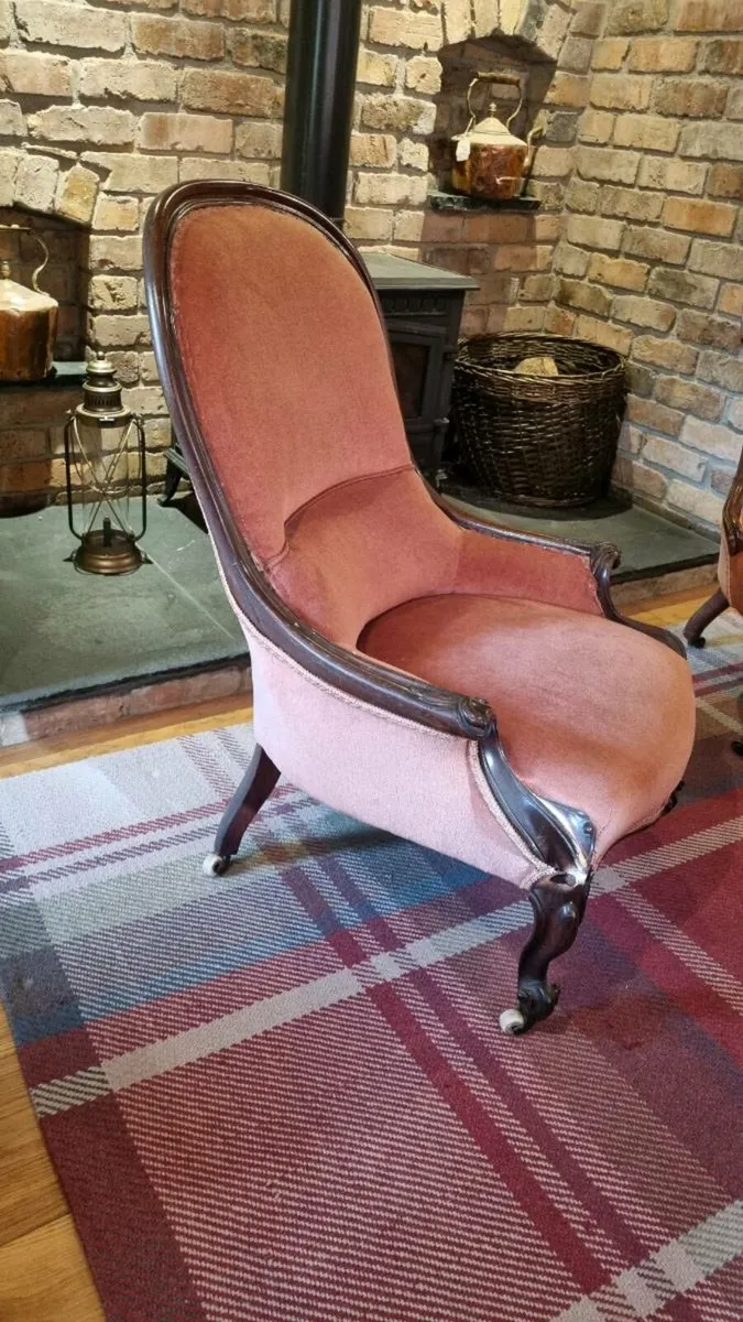 Antique Chairs, matching pair - Image 4