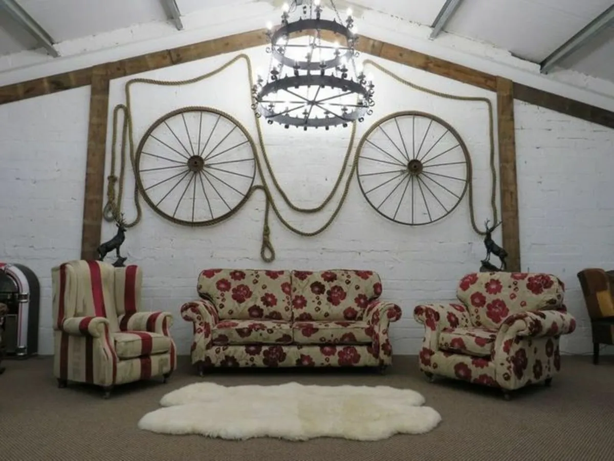 2 x-Large Gothic Chandeliers 4' Wide (995 Each) - Image 4