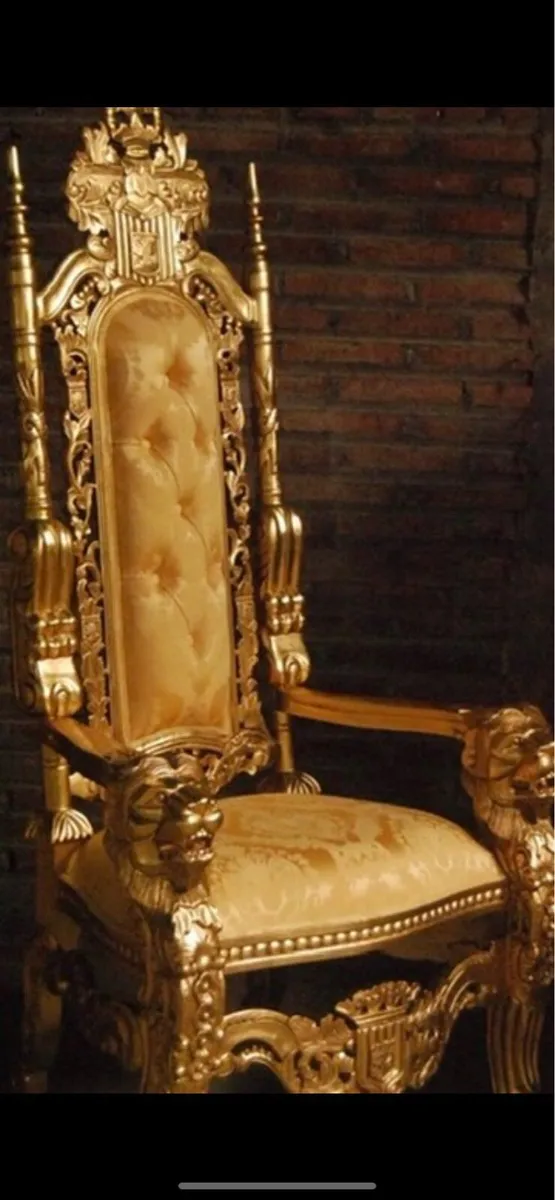 Throne chairs to clear - Image 4