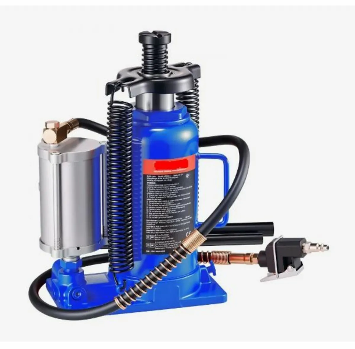 Air Hydraulic Bottle Jack, 20 Ton Load - Image 1