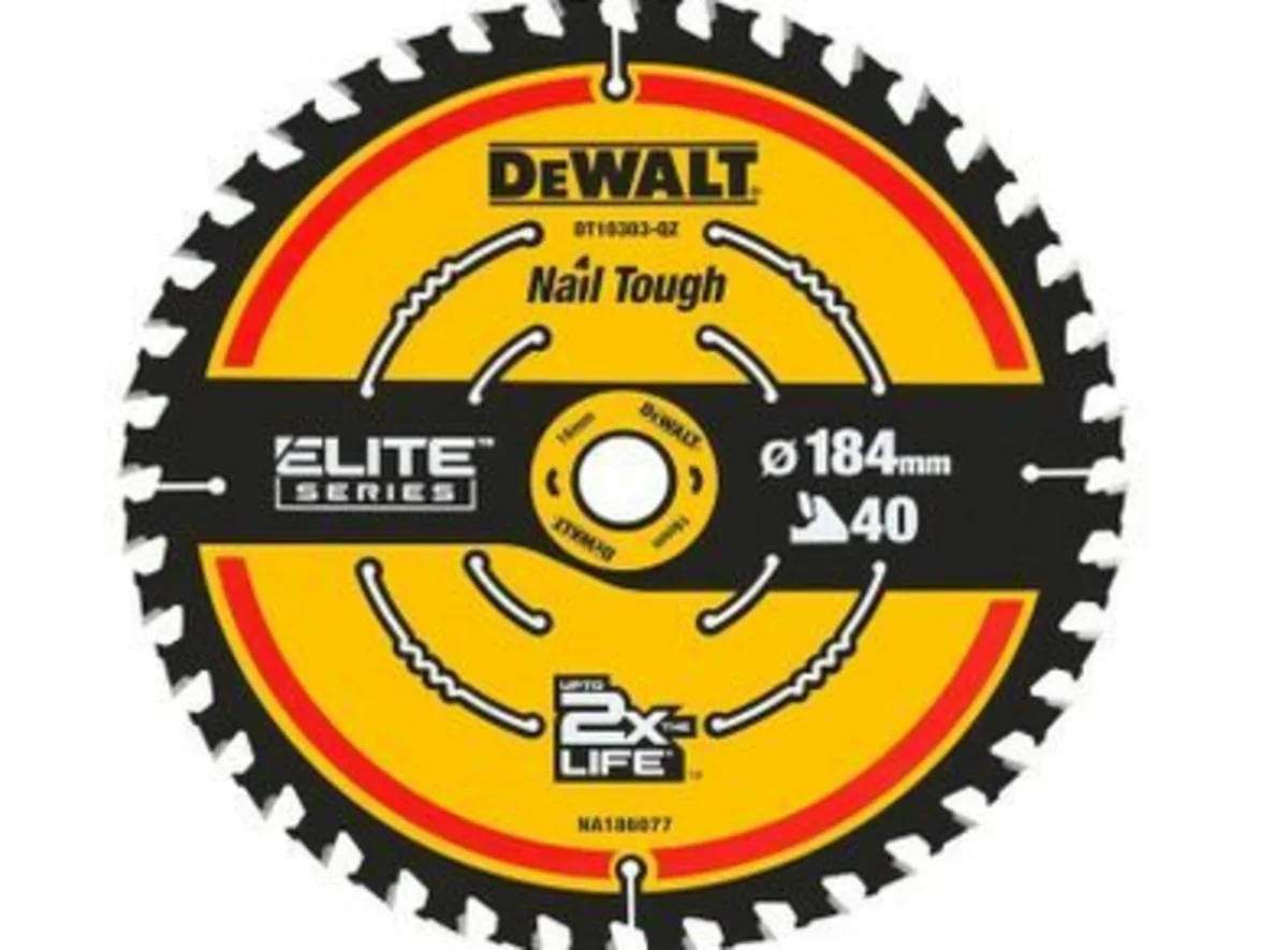 DeWalt DT10303 184mm 40T Circular Saw Blade