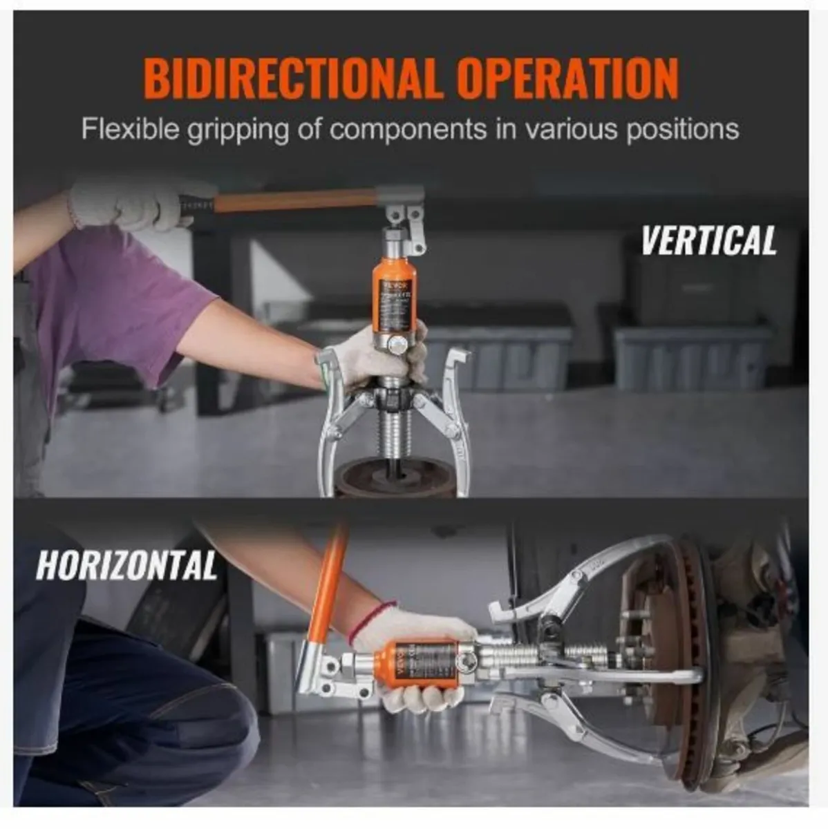 Hydraulic Gear Puller, 15 Ton Max Capacity Wheel - Image 2