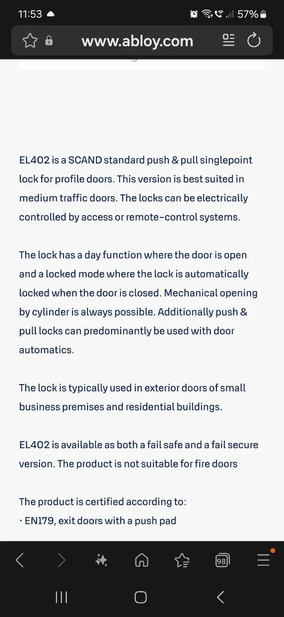 Abloy Solenoid Lock EL402 - Image 3