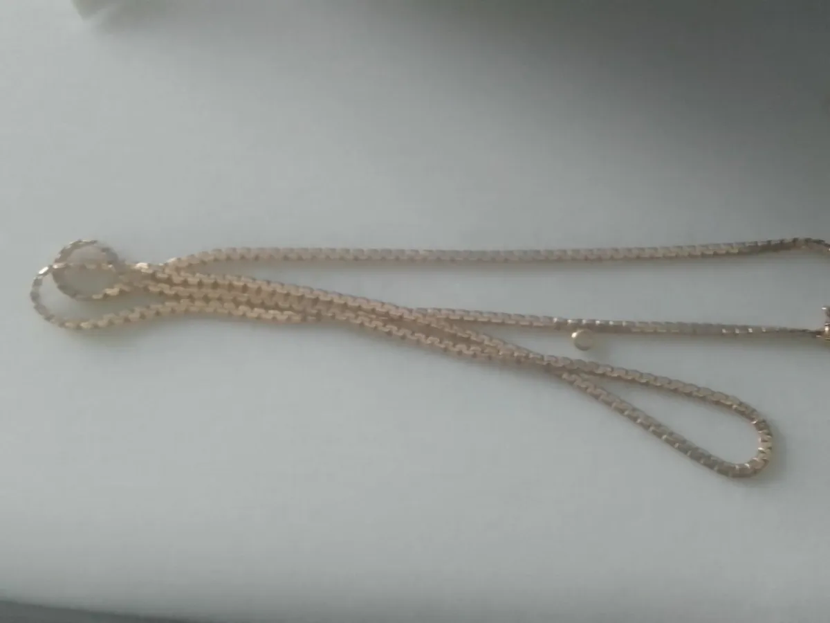 Victorian solid 9ct rose gold heavy box chain 18" - Image 4