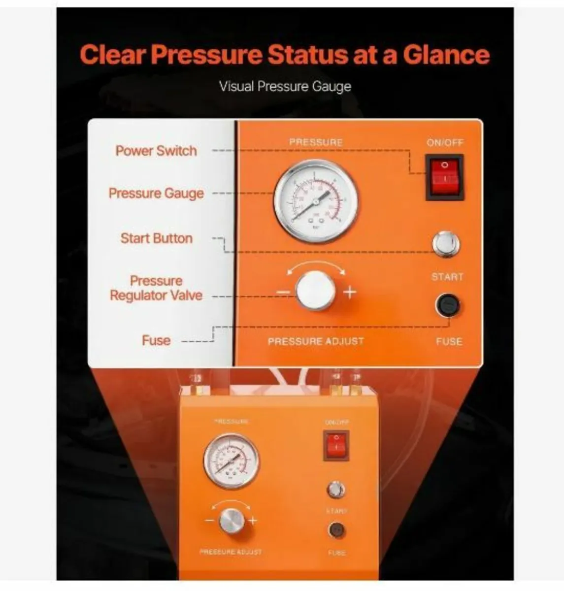 Electric Brake Bleeder Kit, Professional 220V - Image 4