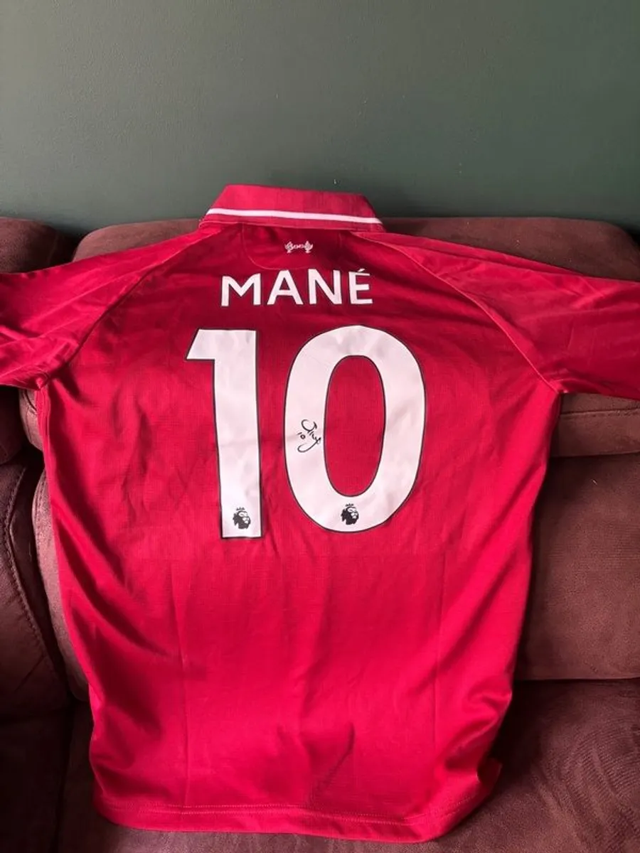 Sadio Mane signed Liverpool Jersey - Image 1