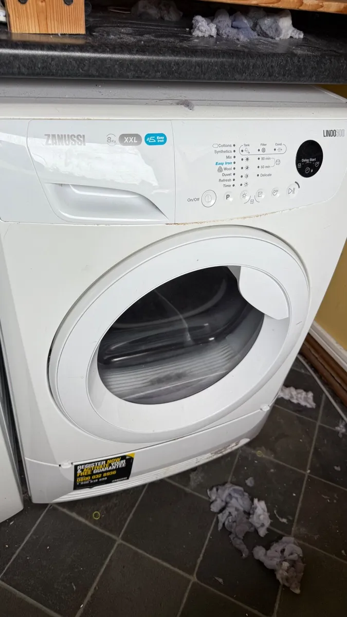2 Zanussi machines - 1 Washing machine and 1 dryer - Image 1