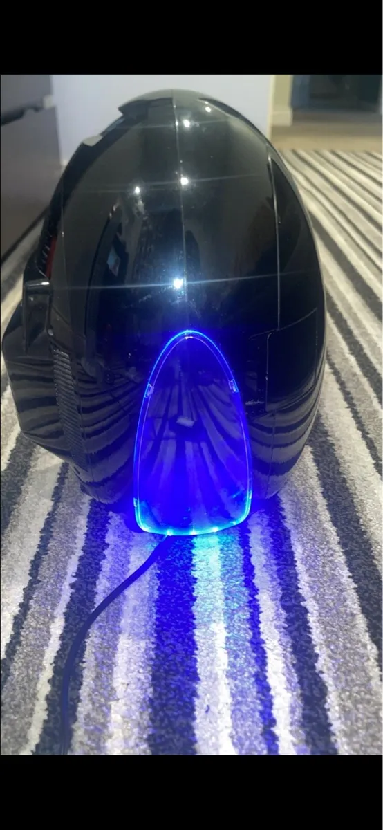 LED Hot & Cold Black Mini Fridge - Image 1