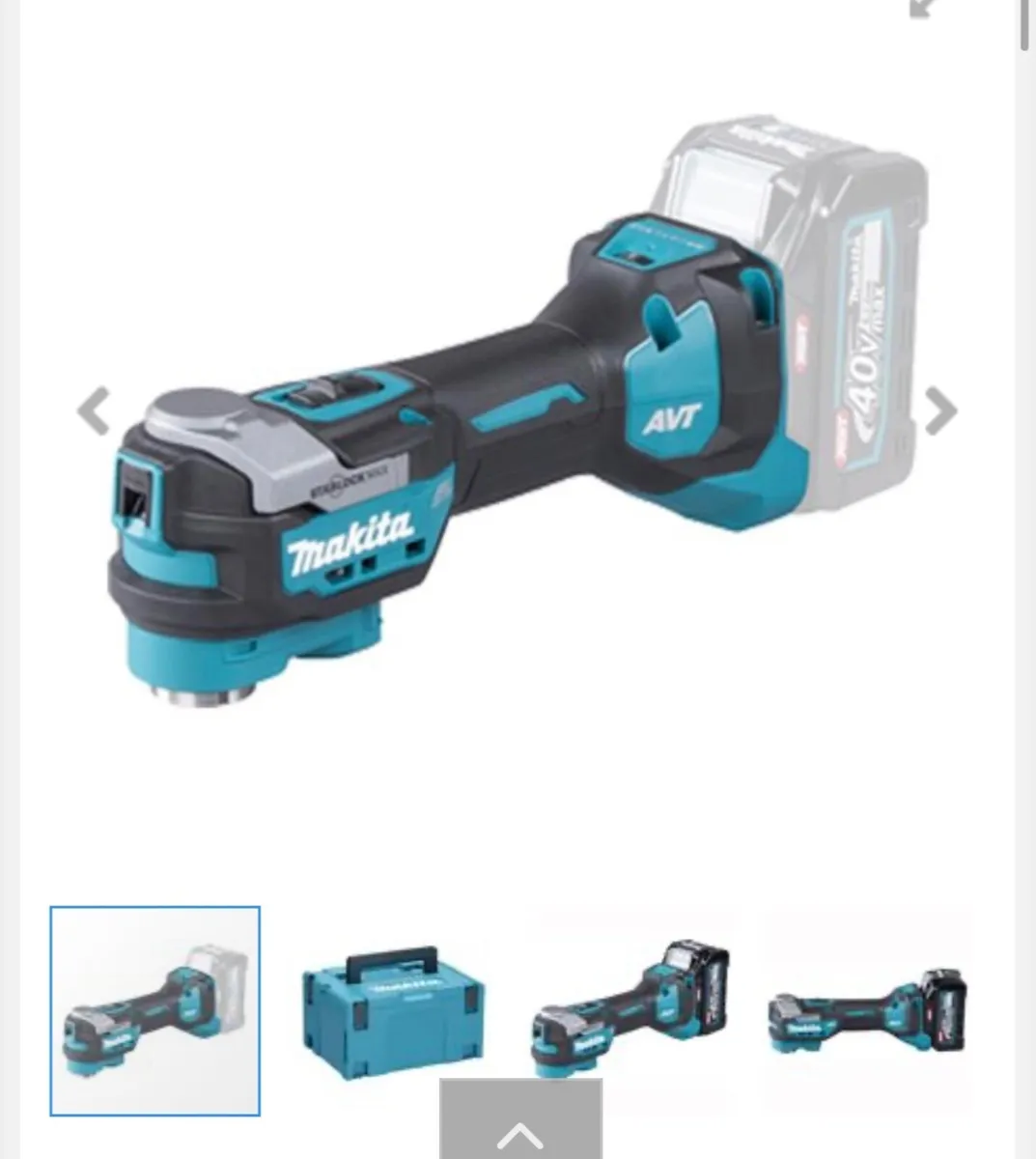 Makita 40v tools charger and batteries - Image 4