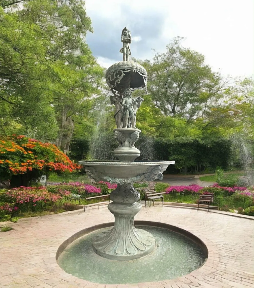 Absolutely stunning 9ft high bronze fountain