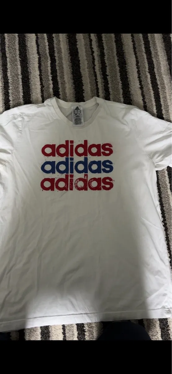 Adidas White T-Shirt