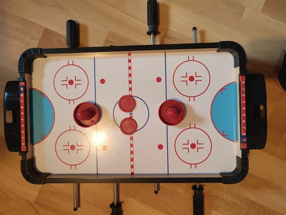 2 in 1 Football and Air Hockey Table Top - Image 1