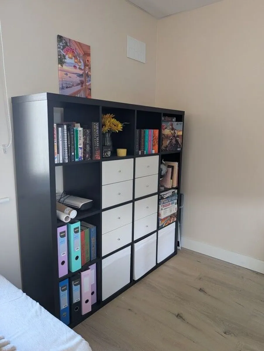 Ikea KALLAX black shelves - Image 2