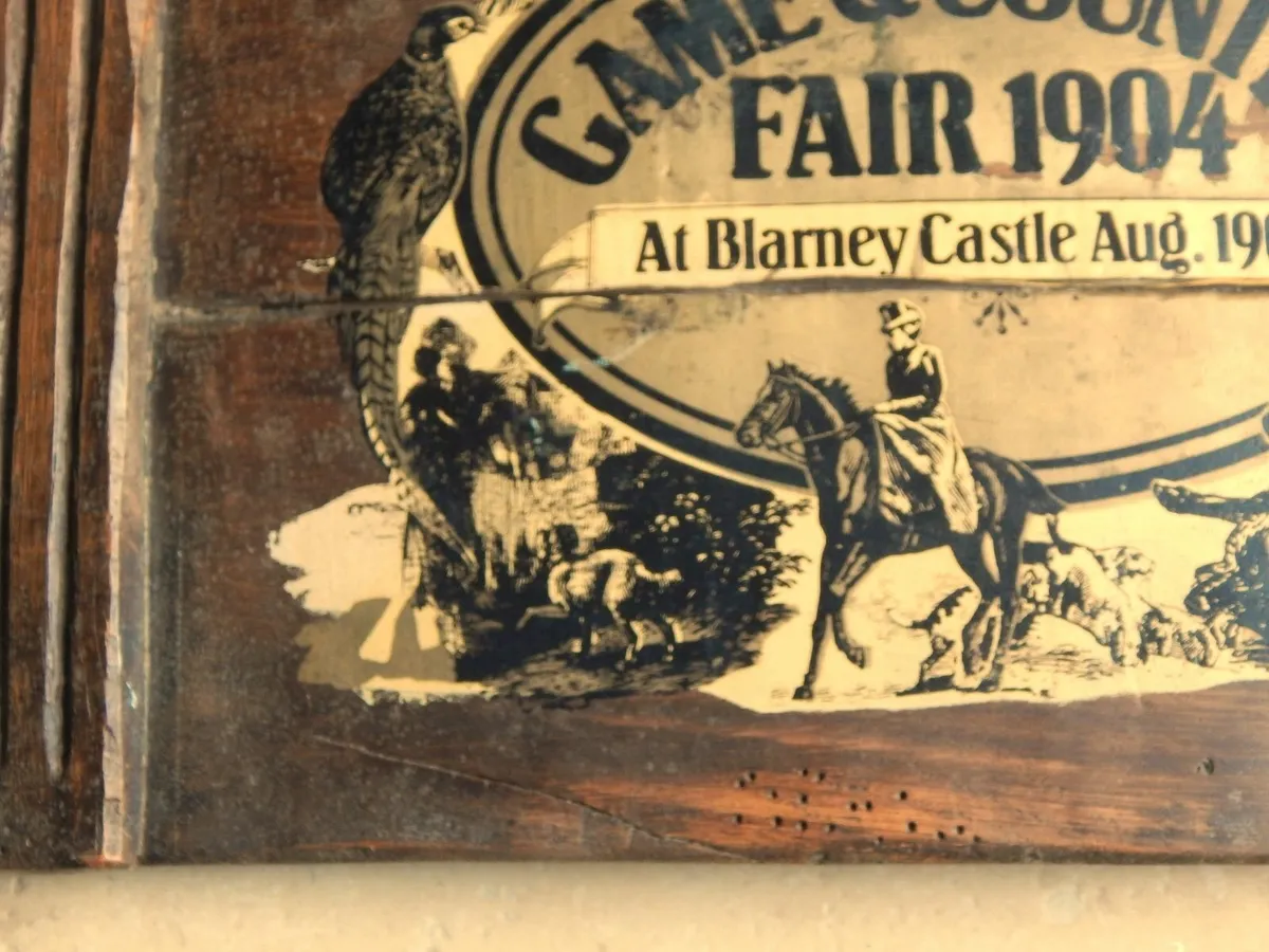 Vintage Wooden Wall Plaque of Blarney Fair - Image 2
