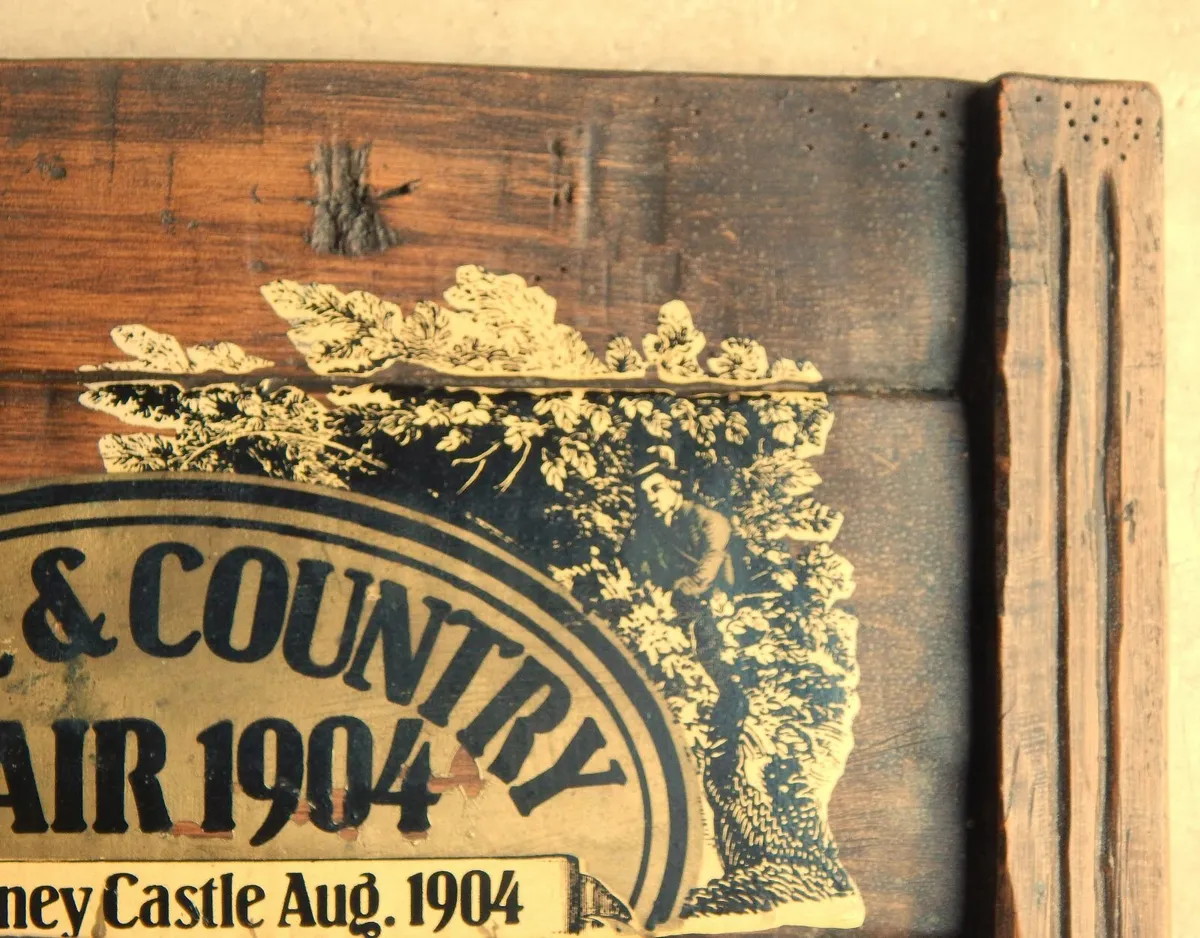 Vintage Wooden Wall Plaque of Blarney Fair - Image 3