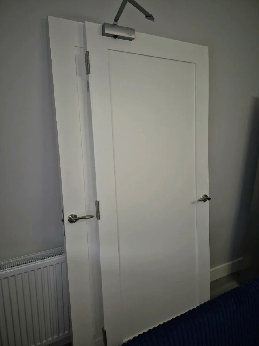 Fire Doors 90x205 , white primed, seadec (4qtyl - Image 2