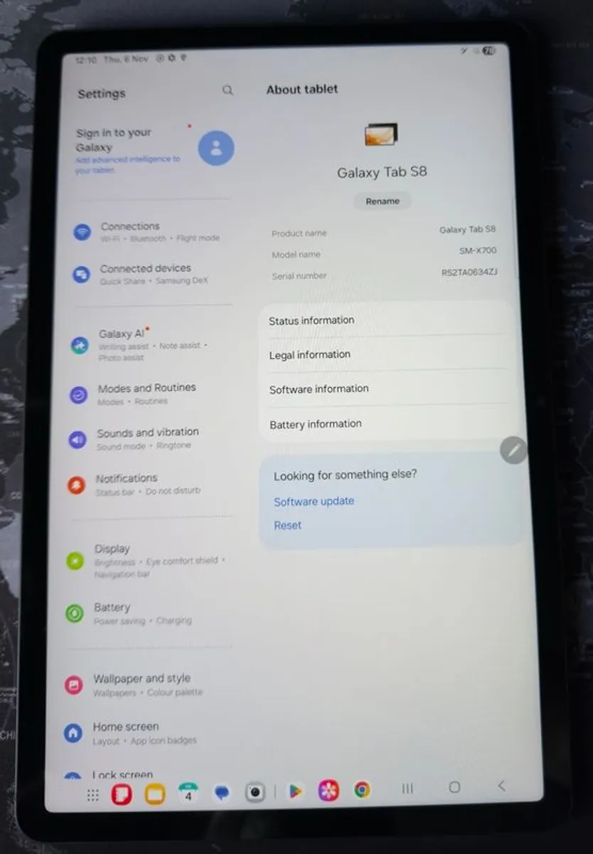 Samsung Galaxy Tab S8 - Wi-Fi 256 GB - Excellent Condition - Image 4