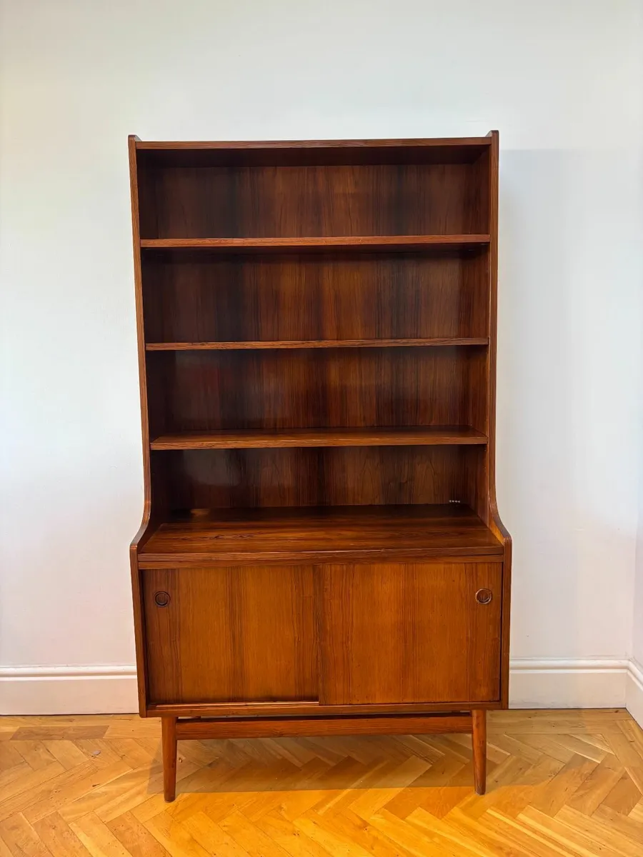 Vintage Danish Teak Midcentury Bookcase - Image 1