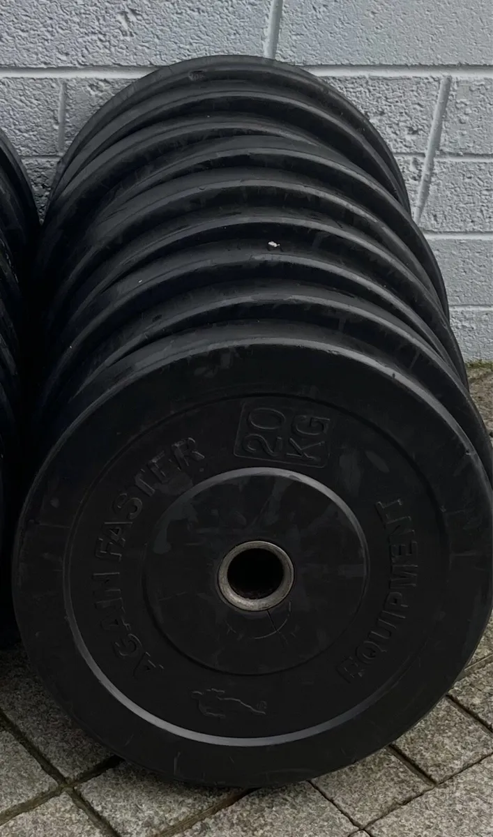 100kg bumper Olympic weight plates