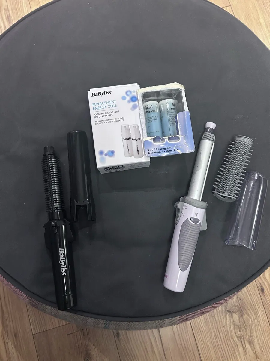 Cordless gas hair stylers
