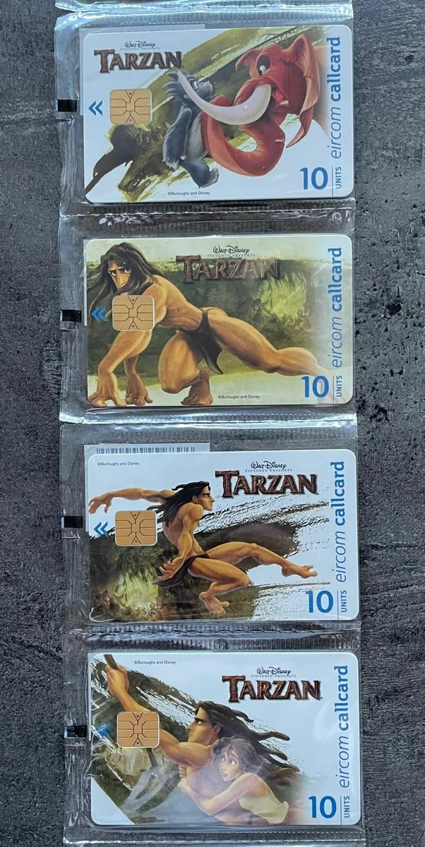 Disney Tarzan Irish Callcard Set (Brand New)