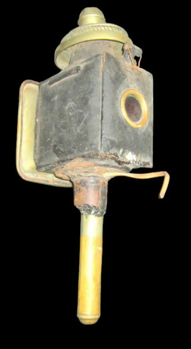 Vintage Original Carriage/Buggy Lamp - Image 2