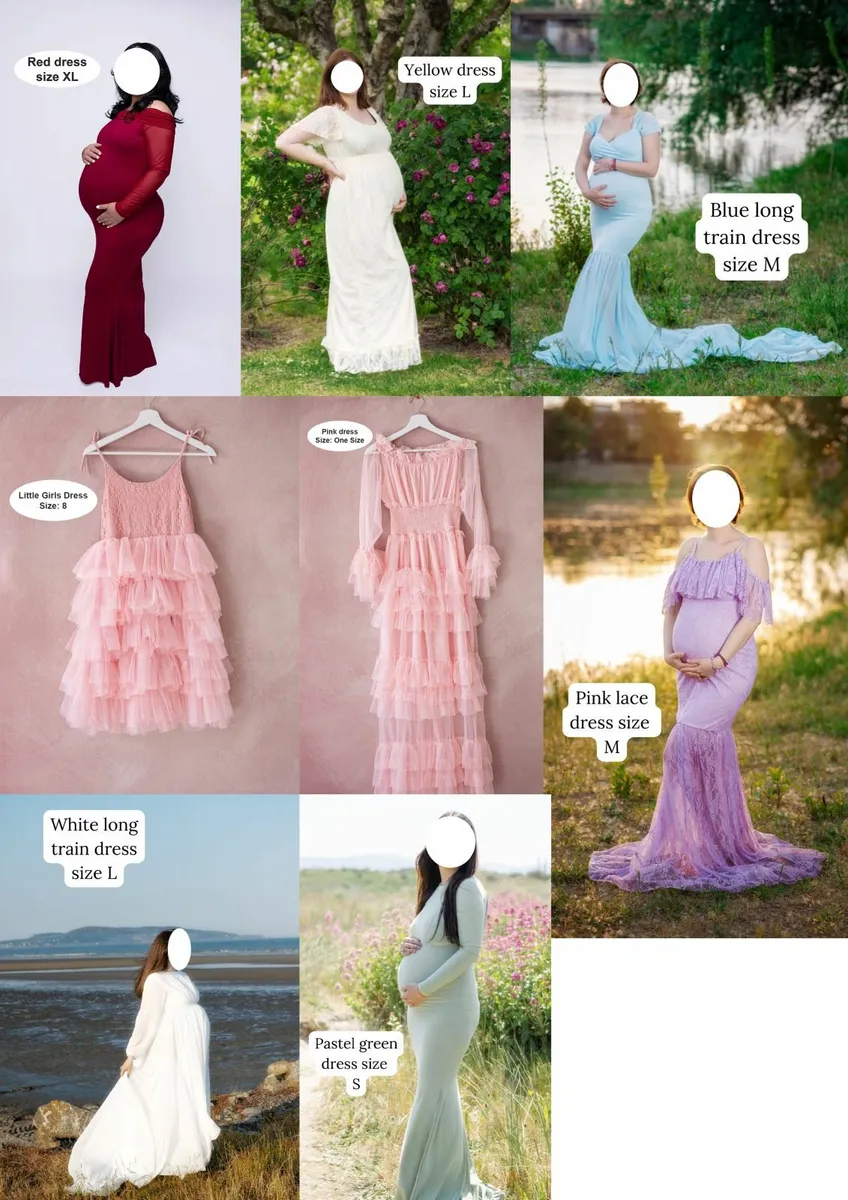 Maternity Dresses Bundle – 7 Dresses - Image 1
