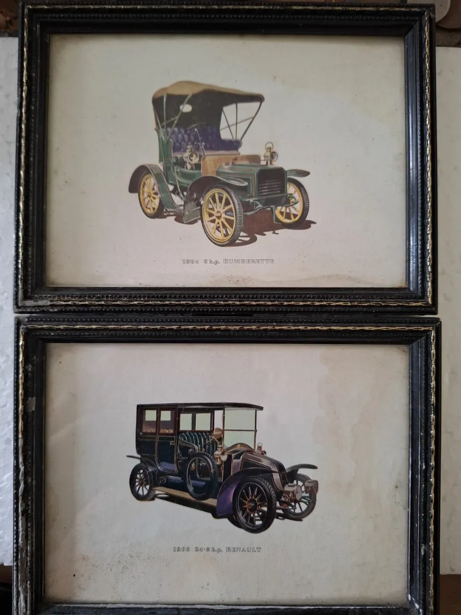 A pair of Frederick Elmiger Automobile prints - Image 1