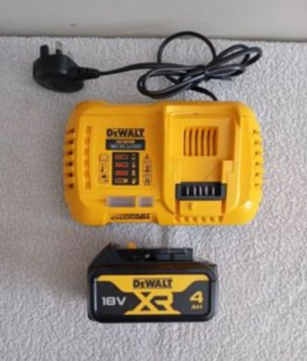 DeWalt Charger and Battery - Image 1