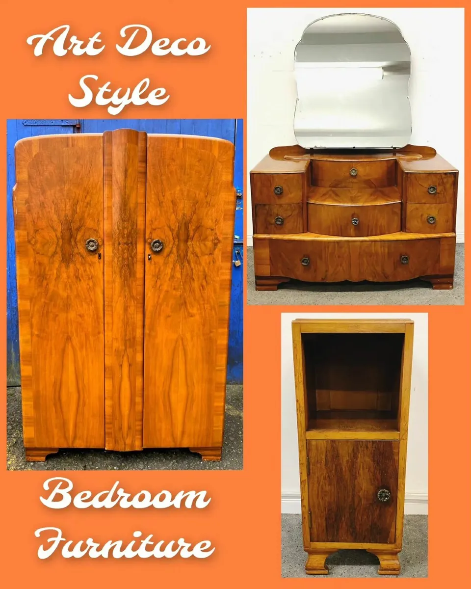 ART DECO BEDROOM SET - Image 1