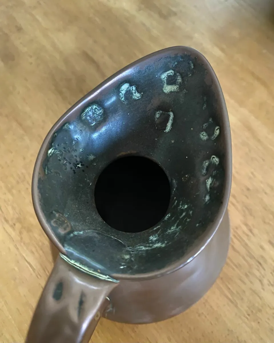 Antique Graduating Copper Jugs, Superb set - Image 3