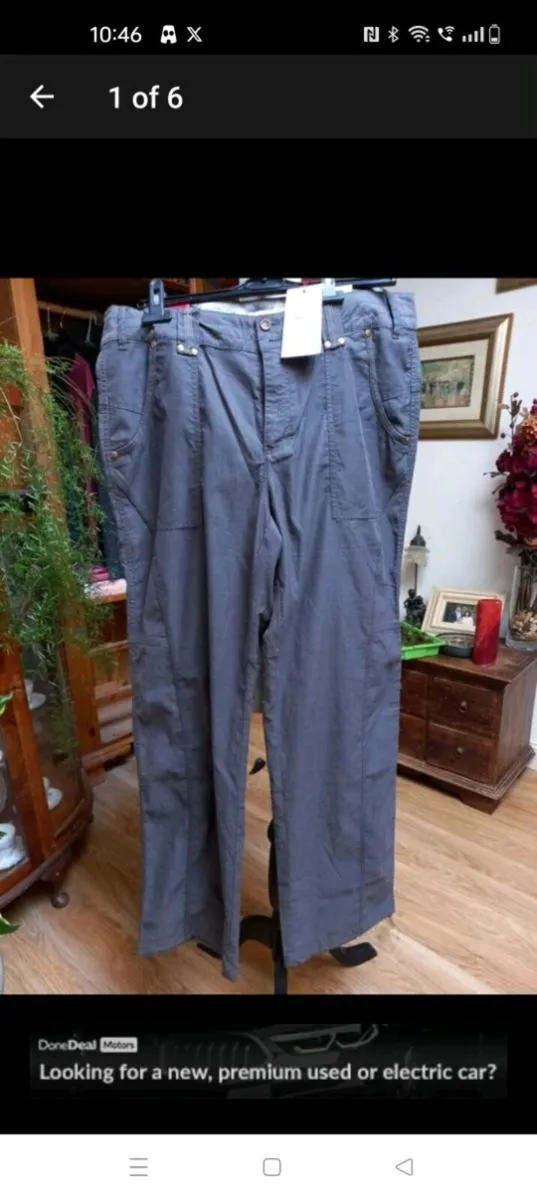 Ladies Grey Jackpot trousers. New with tags. - Image 1