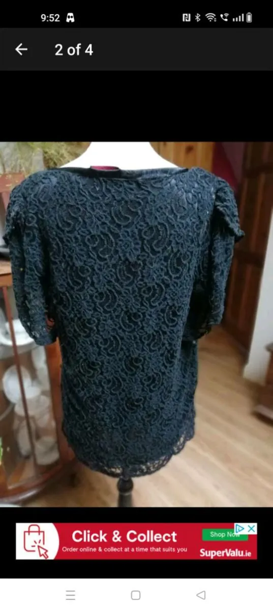 So Fabulous. Black top. Fully lined plus size - Image 2