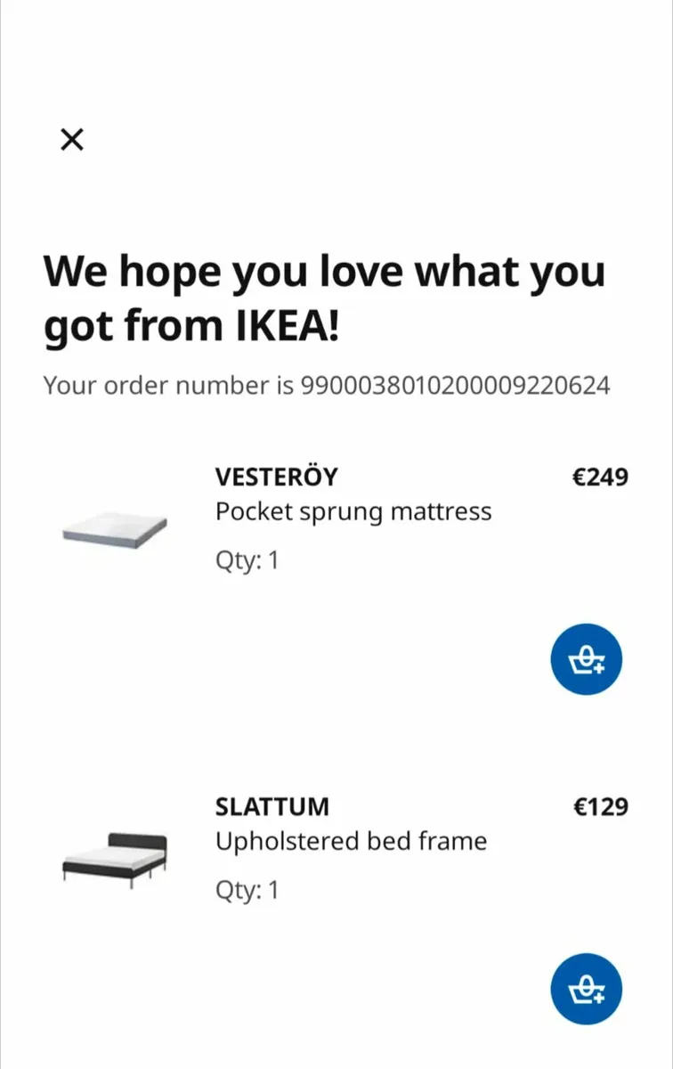 Double bed and Mattress - Image 2