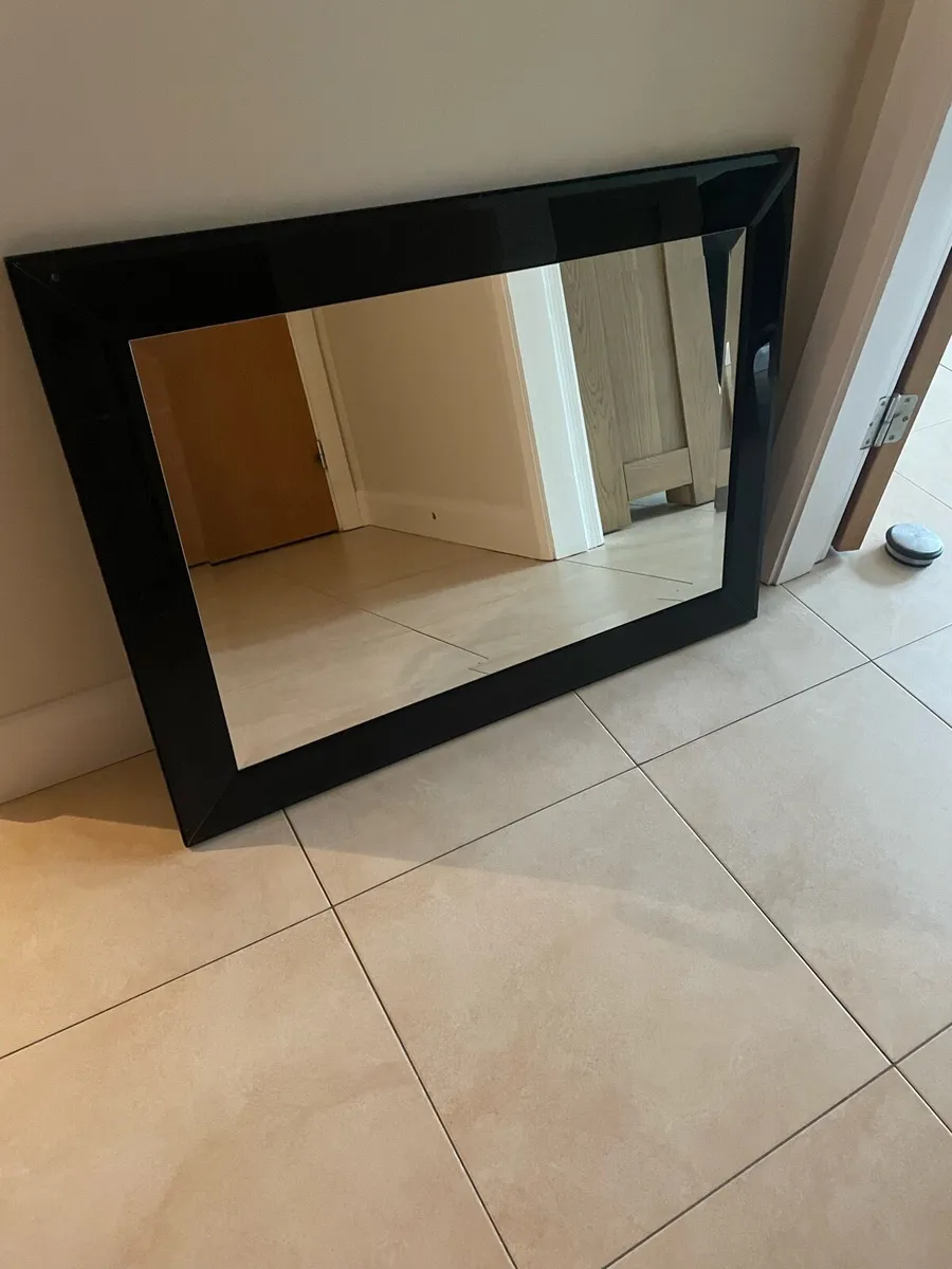 Black framed Mirror - Image 2
