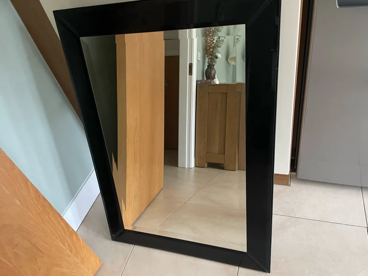 Black framed Mirror - Image 4